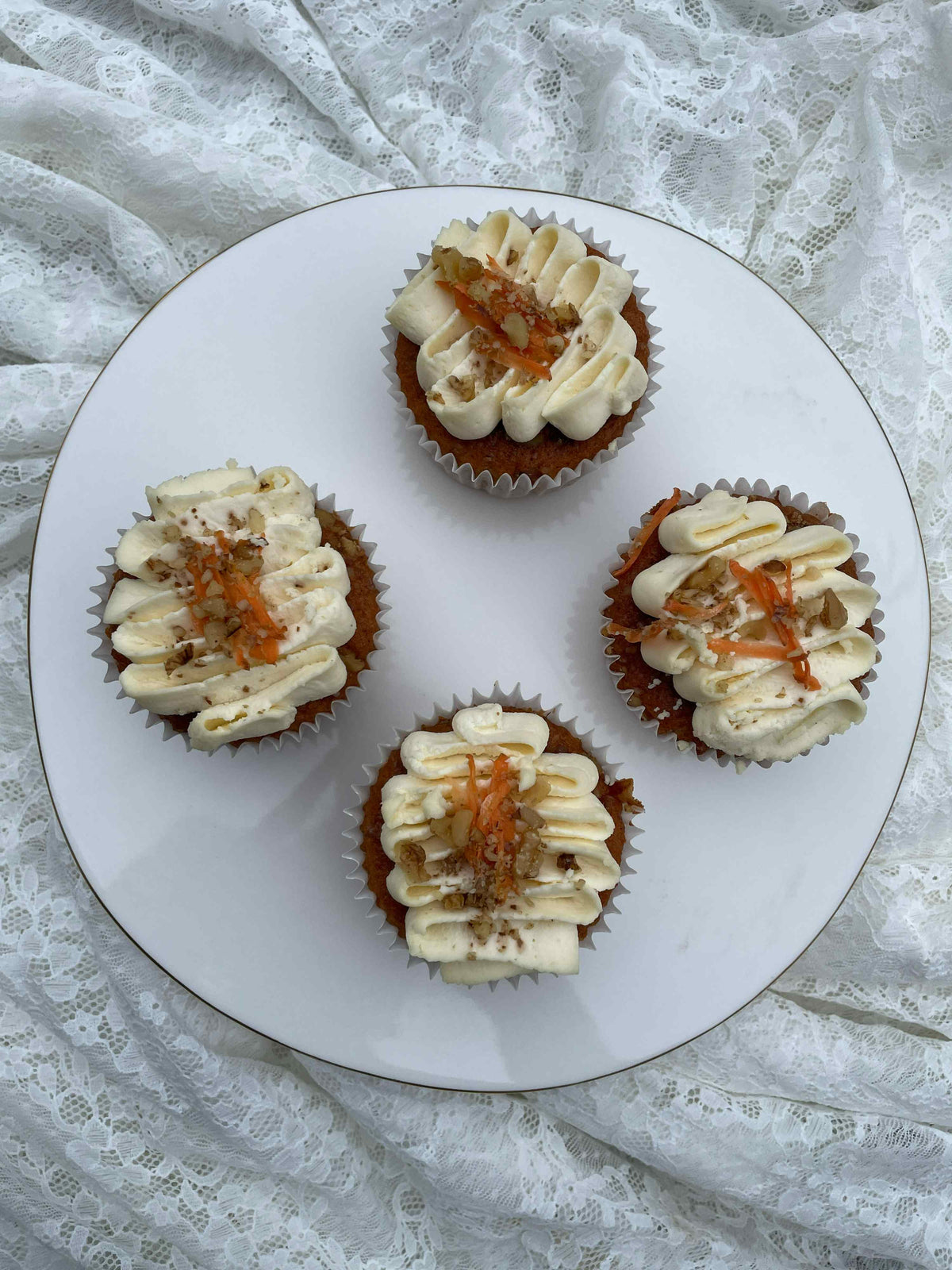 Carrot & Walnut Cupcakes