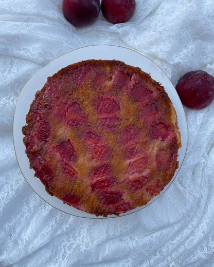 Plum Upside-Down Cake