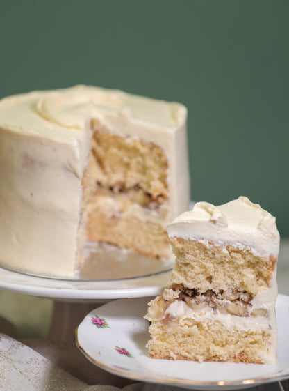 Vanilla, Banana & Walnut Chantilly
